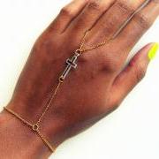 The Silver Cross Panja, Slave bracelet, hand flower
