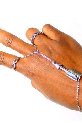 Spirit Silver Ring Bracelet